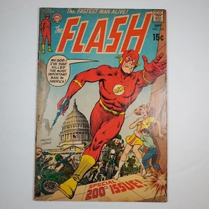 DC Comics The Flash #200 sehr guter Zustand 1970 Schlüsselausgabe Jubiläumsausgabe - Bild 1 von 10