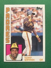 1984 Topps Tony Gwynn HOF San Diego Padres Baseball Card #251