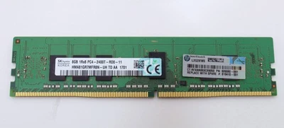 Hynix 8GB PC4-2400T DDR4 HMA81GR7MFR8N-UH ECC Server Memory - Image 1 of 3