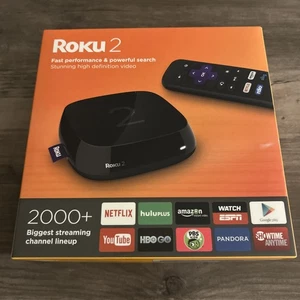 Roku 2 (3rd Generation) HD Media TV Streamer 4210R - Black - Picture 1 of 5