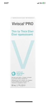 Elixir fino a grueso Viviscal Professional biotina colágeno y queratina botánica Foto 1 de 3