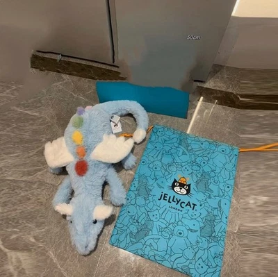 New Jell*cat 50cm Blue Sky Dragon - Huge Plush Fantasy Toy - Ultra Soft & Cuddly
