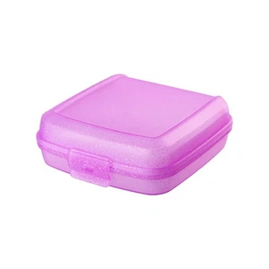 1x Lunchbox Vesperdose Brotdose Plastikdose für Kinder BPA-frei pink - Bild 1 von 5