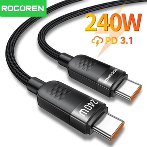240W Type C to USB Data Cable PD 3.1 Quick Charging 100W Type C fast Charging - Picture 1 of 11