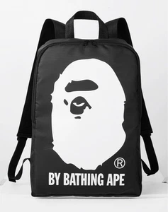 BAPE A Bathing Ape Backpack Ape Head Logo Black Rucksack Geschenk Japan Limited - Bild 1 von 6