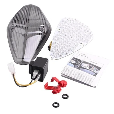 Luz trasera LED intermitente integrada para Honda VTX 1800 RETRO 2002-2008 03 humo Foto 1 de 4