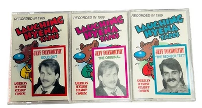 Lot Of 3 Jeff Foxworthy Comedy Cassette Laughing Hyena Tapes - Image 1 of 3