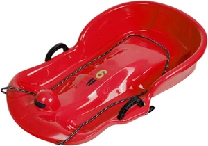 Hellery Winter Snow Sled Sleigh Sledding Toboggan Skiing Downhill Sleds Ski B... - Picture 1 of 14