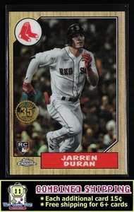 2022 Topps Chrome 1987 Topps Baseball 35th Anniversary #87BC-19 Jarren Duran - Picture 1 of 2