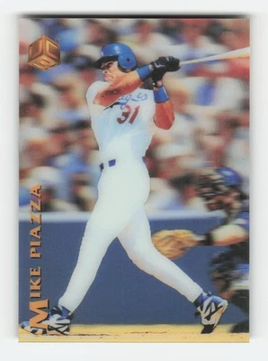 Sportflix UC3 1995 pruebas de artista #126 Mike Piazza casi como nuevo o mejor Foto 1 de 2