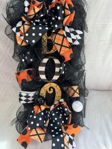 Coronas de puerta de Halloween adorno colgante para decoración exterior de puerta principal - Imagen 1 de 4