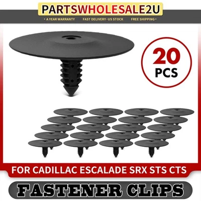 20 piezas clips de retención de aislamiento de capó de nailon de 7,94 mm para Cadillac Escalade SRX STS Foto 1 de 4