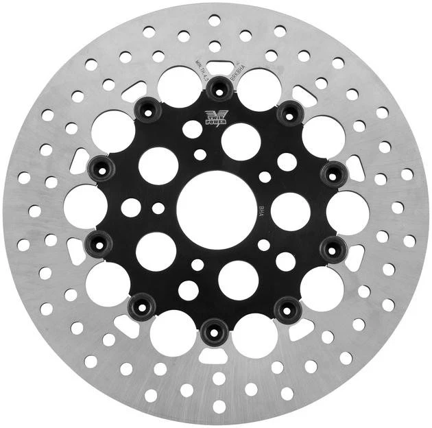 Twin Power Floating Hole Brake Rotor 11.5" Front Black #666833 Harley Davidson - Image 1 of 1