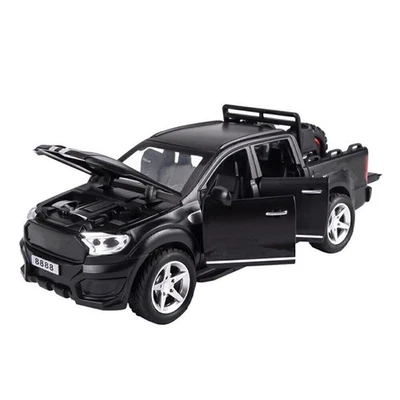 1:32 Ford Raptor F350 Ranger Pickup Diecasts car model off-road Truck toy Kids - Image 1 of 4