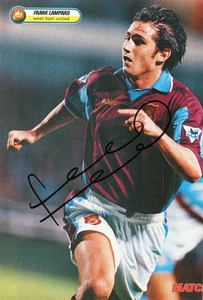 WEST HAM: FRANK LAMPARD SIGNED A4 (12x8) MAGAZINE PICTURE+COA - Picture 1 of 1