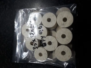Cymbal felts 35mm x 12mm White Wool Finish pack of 100 free postage - Picture 1 of 1