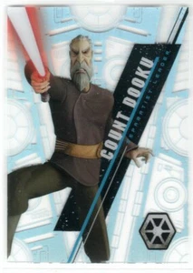 STAR WARS 2016 TOPPS HIGH TEK BASE SW-49 COUNT DOOKU FORM 1 PATTERN 2 - Picture 1 of 2