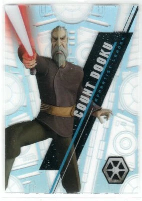 STAR WARS 2016 TOPPS HIGH TEK BASE SW-49 COUNT DOOKU FORM 1 PATTERN 2 - Image 1 of 2