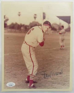 Stan Musial Signed 8x10 Photo JSA AY77359 - Picture 1 of 3