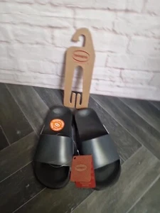 Havaianas Niños Brasil Deslizadores Negros EU 29/30 UK 10-11.5 #M35 - Imagen 1 de 5