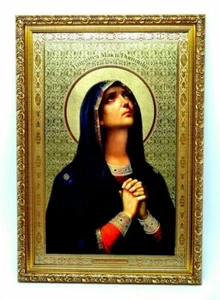 Ikone GM flehend geweiht икона Богородица Молящая освящена 33x23x1,5 cm - Bild 1 von 1