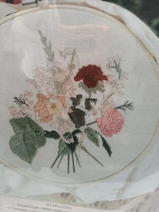 Dreamy Bouquet Embroidery Kit Sunday Mornings sealed in org bag -  advanced  - Picture 1 of 4