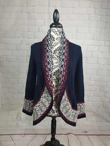 Beluga Damen vorne offen Langarm Stretch Strick Pullover Gr. Small Neu mit Etikett b1 - Bild 1 von 11