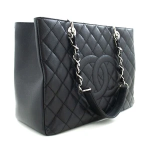 Bolso de Mano P30 CHANEL Auténtico Granulado Piel de Becerro GST 13" Grand Shopping Cadena Hombro - Imagen 1 de 17