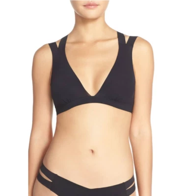 Bralette para mujer Commando L5754 negro con tiras en la espalda talla M/L Foto 1 de 4