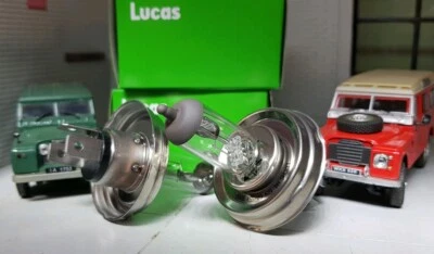 Land Rover Headlight Bulbs Halogen Conversion Series 2a 505197 12v Lucas x2 - Image 1 of 3