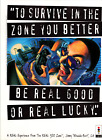 1996 Be Real Good Or Real Lucky Panasonic 3Do Zone Vintage Print Ad/Poster