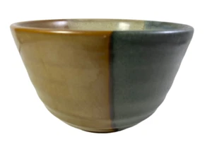 Sango Gold Dust Green 5040 Stoneware Art Pottery Soup Salad Bowl 5"x 3" - Picture 1 of 11
