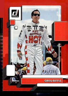 2023 Panini Donruss Racing #102 Greg Biffle /299 - Image 1 of 2
