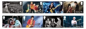 2022. Rolling Stones. Complete set x 8 values. Superb unmounted mint. FREEPOST! - Picture 1 of 1