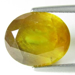 13.53Cts Excellent Genuine Natural Yellow Sapphire Oval Shape Loose Gem Ref VDO - Picture 1 of 3