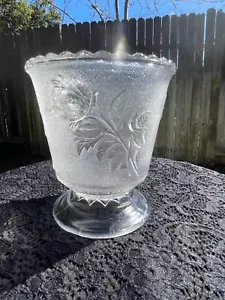 Antique Campbell Jones & Co EAPG Rose in Snow Spooner Vase Circa 1883 - Picture 1 of 4