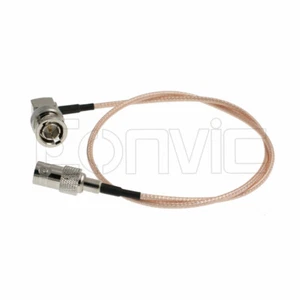 Dünner flexibler Kameramonitor Video 3G HD SDI Kabel BNC Stecker auf Buchse 45 cm - Bild 1 von 4