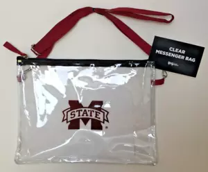 Mississippi State Bulldogs Ladies Clear Stadium Bag, Free Shipping - Picture 1 of 3