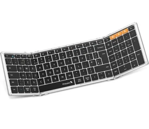 ProtoArc XK01 Foldable Wireless Keyboard With Number Pad, Rechargeable Bluetooth - Picture 1 of 6