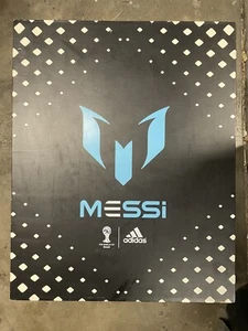 Lionel Messi ADIDAS wood Crate Shoe Box Cleats FIFA World Cup 2014 Brazil Brasil - Picture 1 of 13
