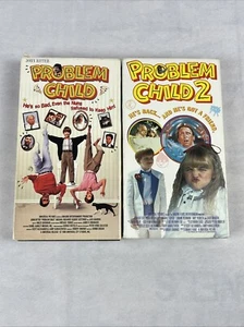 Problem Child 1 & 2 VHS 1997 Good Times Tested and Working - Picture 1 of 9