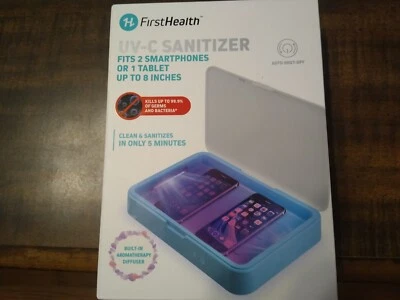 FirstHealth UV-C Phone Sanitizer with built in Aromatherapy Diffuser Fit 2 Phone - Image 1 of 2