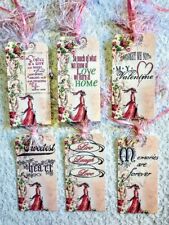 Vintage Style Valentines Day Word Art~6 Gift Hang Tags~Journals~Scrapbooks~435R