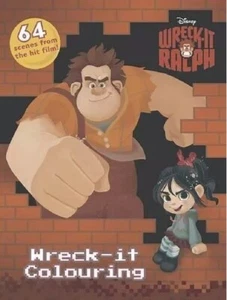NEW Disney WRECK IT RALPH COLOURING book with 64 SCENES from the film - Picture 1 of 1