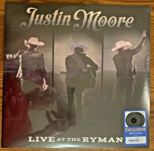 Justin Moore Live at the Ryman Exclusive Black Vinyl - Imagen 1 de 2
