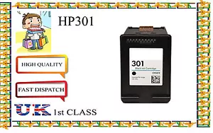 1 cartucho de tinta negra para HP Deskjet 2540 HP 301B - Imagen 1 de 1