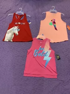 Athletic Works Wonder Nation Girls Active Tank Tops Clothes Lot Size XXL 2XL - Picture 1 of 5