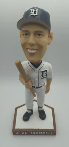 RARE 2004 Alan Trammell Detroit Tigers Bobblehead West Michigan Whitecaps HOF Cover