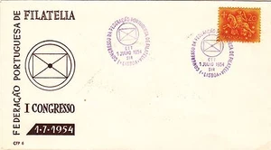 PORTUGAL FDC FEDERACAO DE FILATELIA I CONGRESSO - Picture 1 of 1