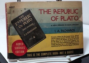 The Republic of Plato - Armed Services Edition H-217 - 1942 - Bild 1 von 2